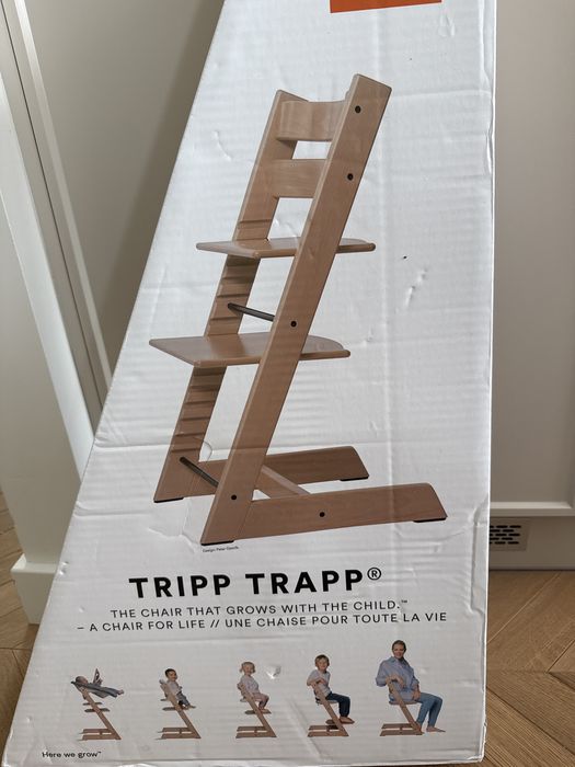 Nowe Krzeselko do karmienia stokke Tripp Trapp natural