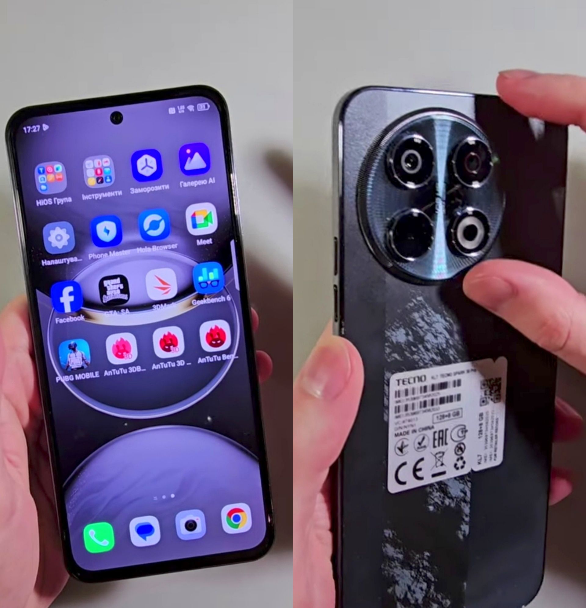 Tecno Spark 30 Pro 8/128 Obsidian Edge новый смартфон