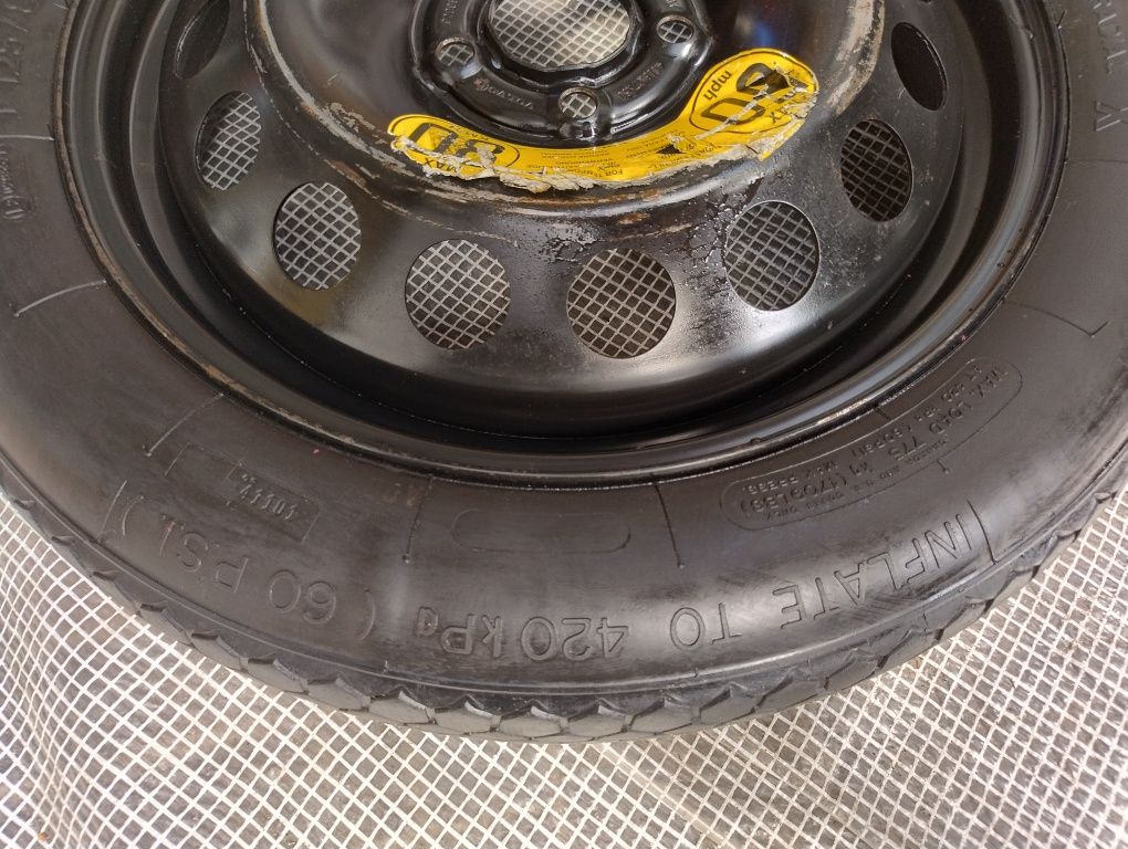Volvo koło dojazdowe dojazdówka zapas 17 cali 125/80R17 wysyłka