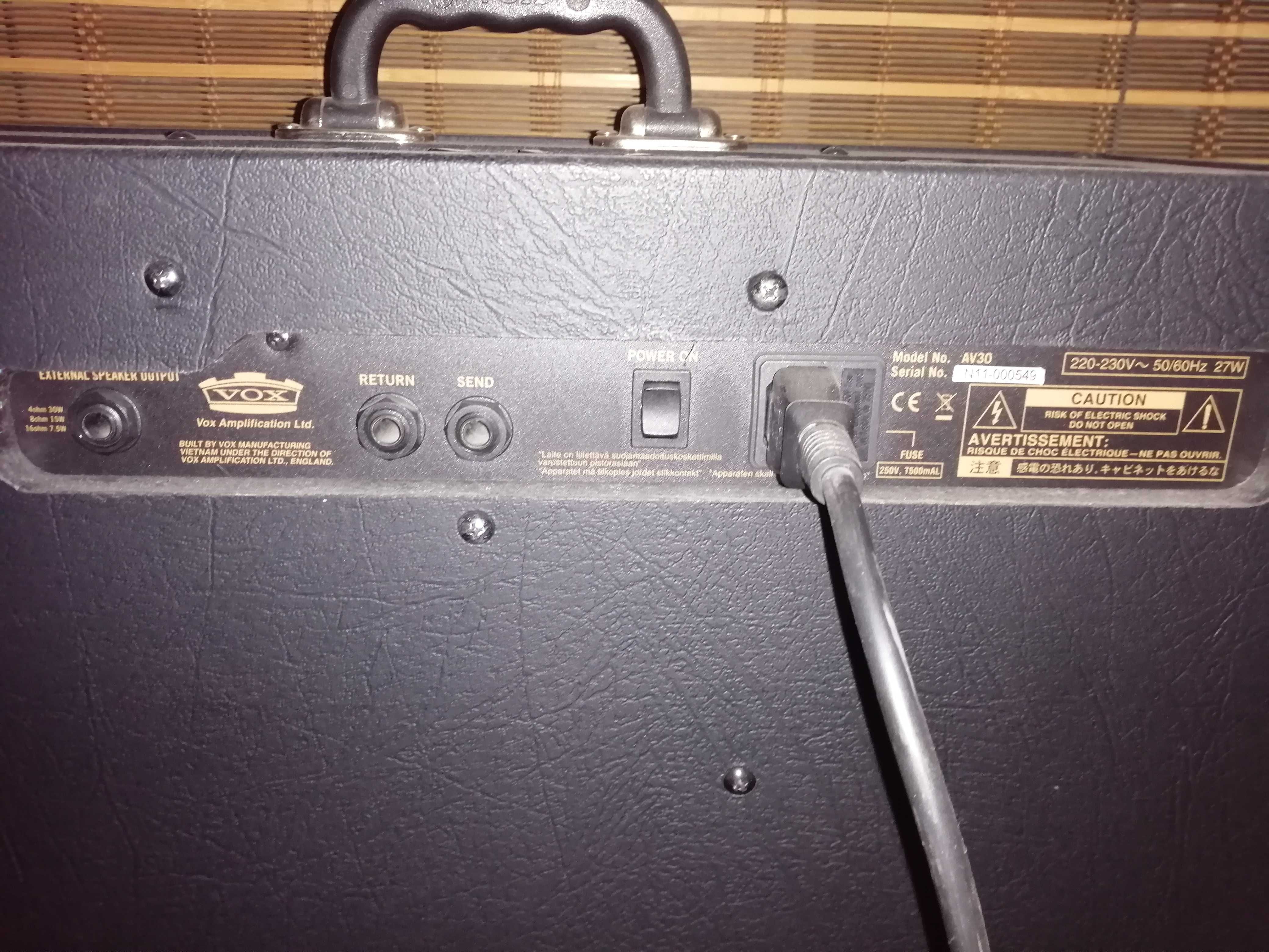 Vox av30 wzmacniacz gitarowy lampowy