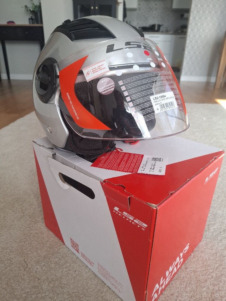 Kask LS2 OF562 Airflow  silver srebrny rozmiar S