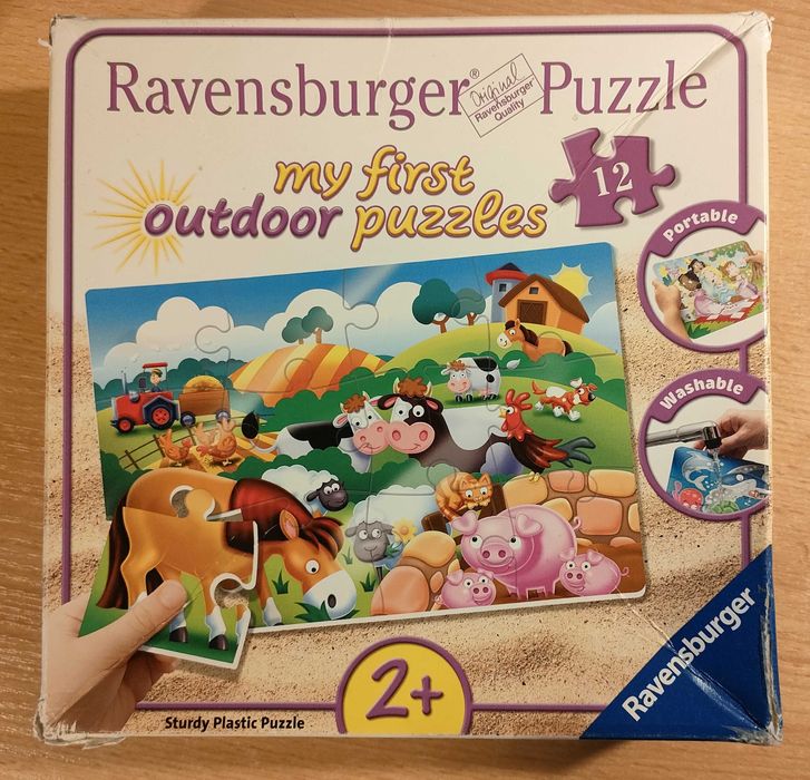 Ravensburger Puzzle, my first outdoor puzzles, 12, gospodarstwo, farma