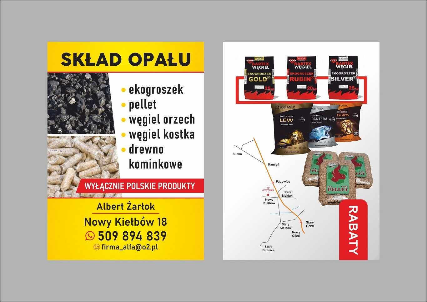 Pellet Pelet "Trak" z Garbatki A1 En Plus pellet OLCZYK
