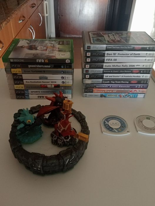 Lote Jogos PS3, PSP e Xbox One