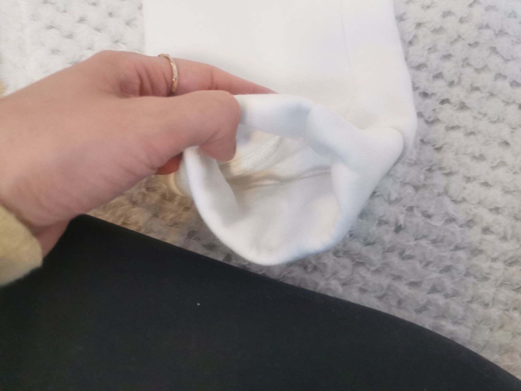 Spodnie bawełniane białe Massimo Dutti 36