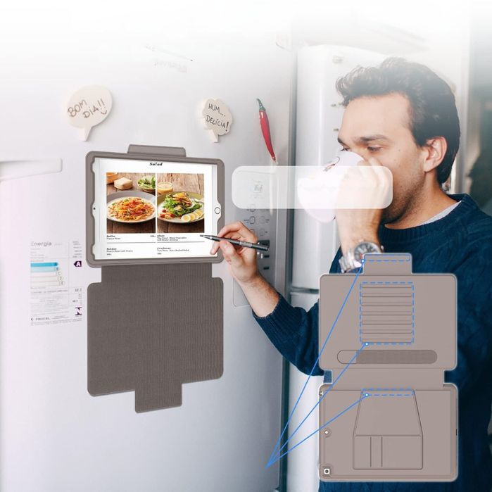 Regulowane Etui DAORANGE do iPada 9./8./7. Generacji, Wstrząsoodporne