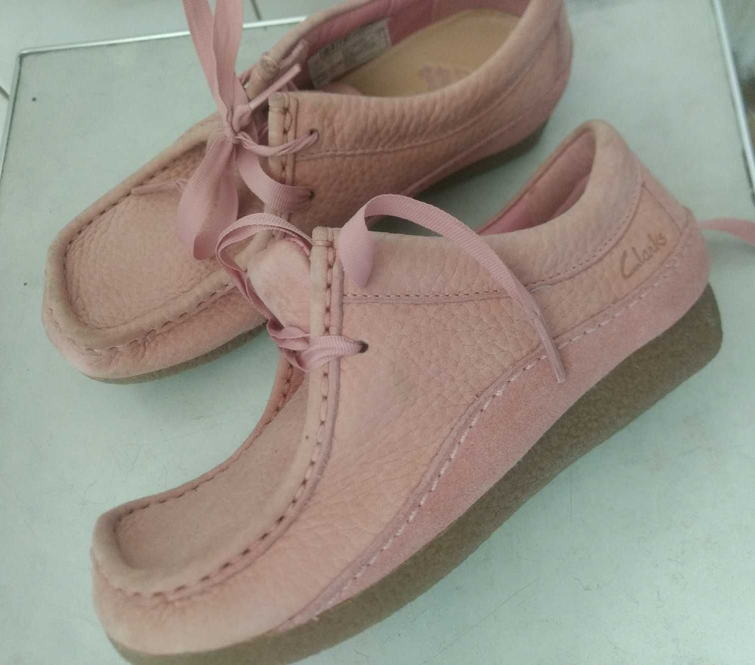 Туфлі шкіряні "Clarks" для дівчинки. Tуфли для девочки