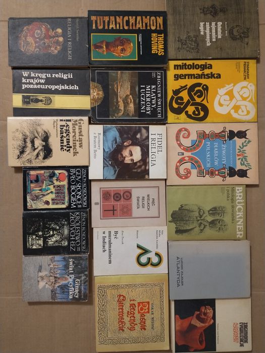 15 książek mitologie europejskie, Egipt, legendy i baśnie, atlantyda