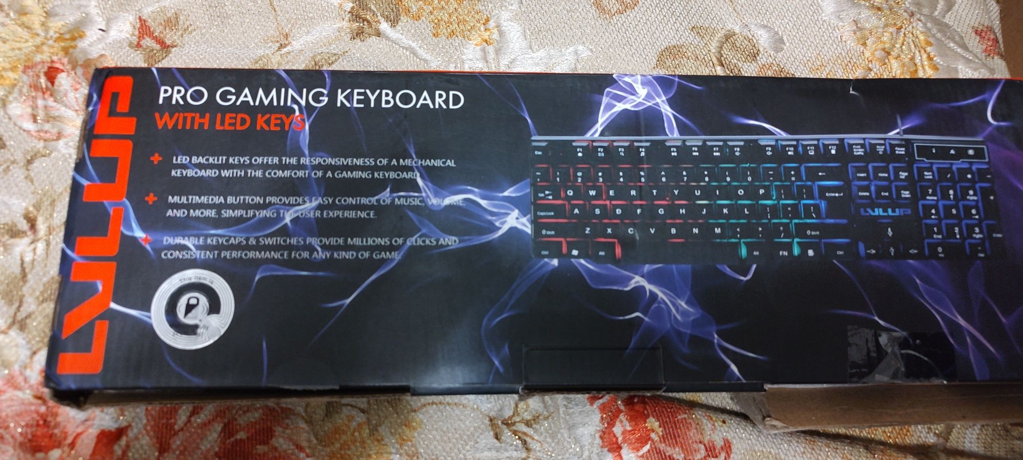 Клавиатура vivitar LvlUp Lu734 pro gaming led keys