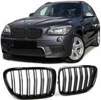 Nerki Grill BMW X1 E84 Czarny Połysk Podwójne Żeberka