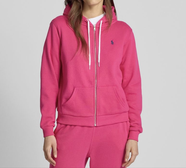 Женская флисовая толстовка бобка кофта Ralph Lauren Xs худи свитшот