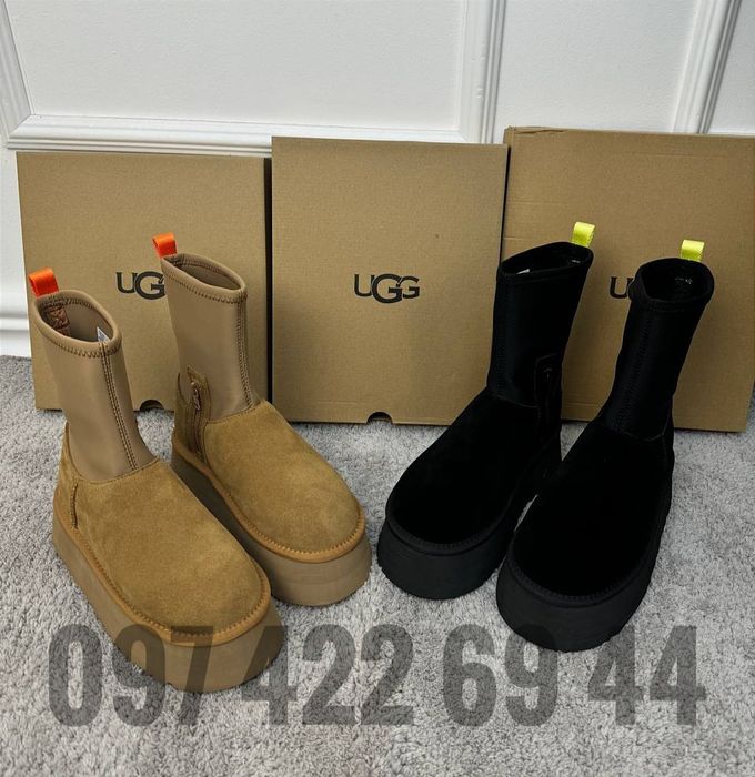 Жіночі UGG UGG Classic Dipper Black Жіночі Уггі Ugg Ugg