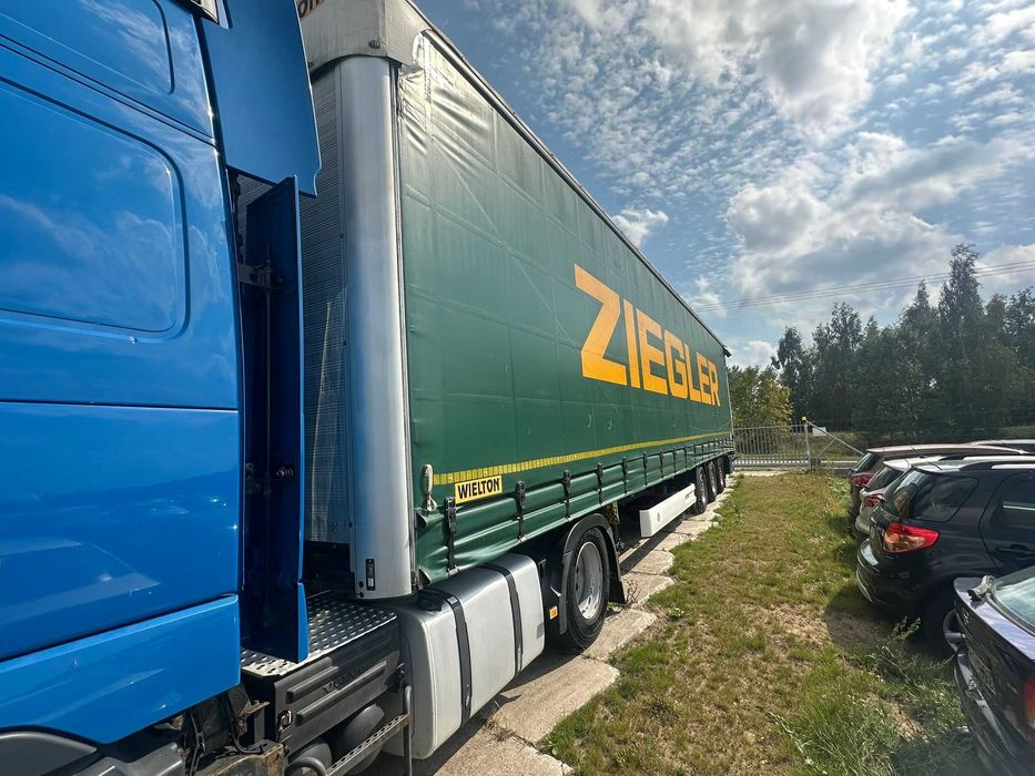 Naczepa plandeka MEGA + Coil Mulda – XL, SAF, 1 właściciel!