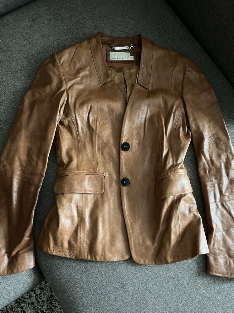Шкірний піджак karen millen s