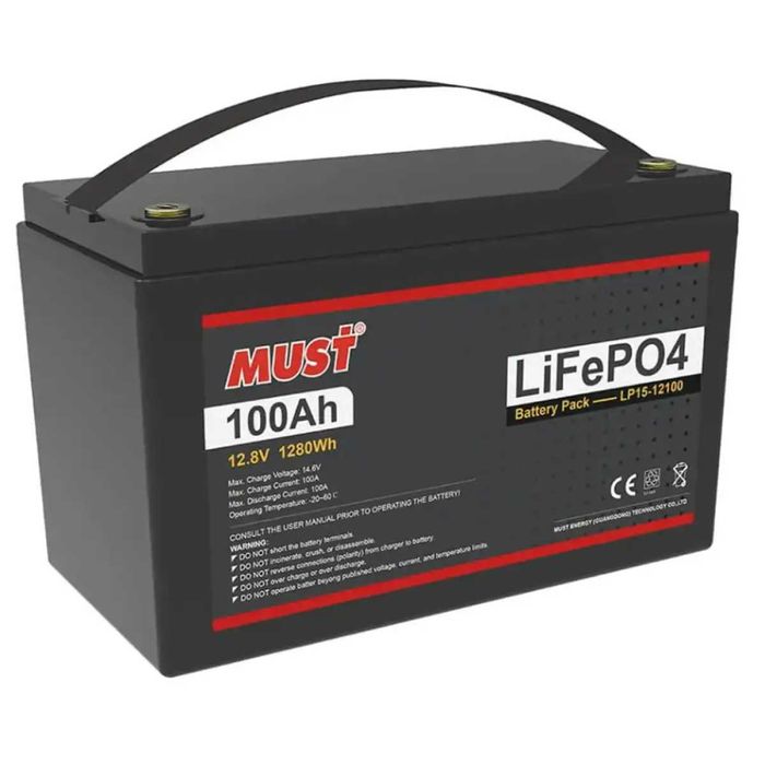 Аккумулятор LiFePo4 - LP15-12100 (12V, 100Ah) MUST