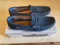 Buty mokasyny skórzane męskie - rozmiar 44