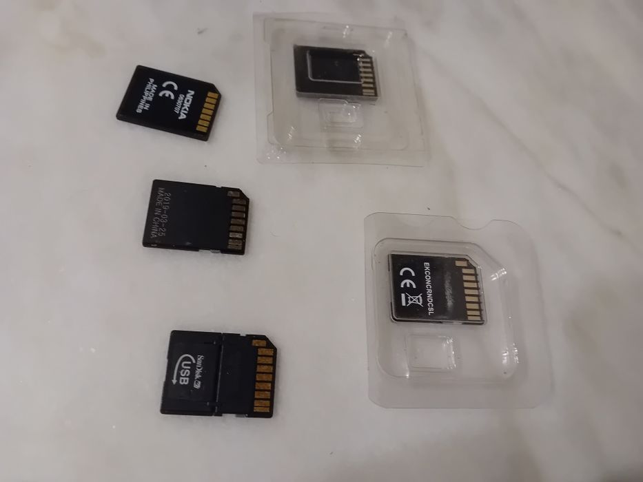 Conjunto de 5 Adaptadores/Cartão de Memória