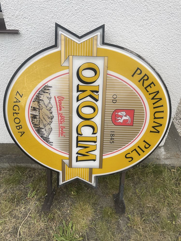 Reklama dwustronna z lat 90