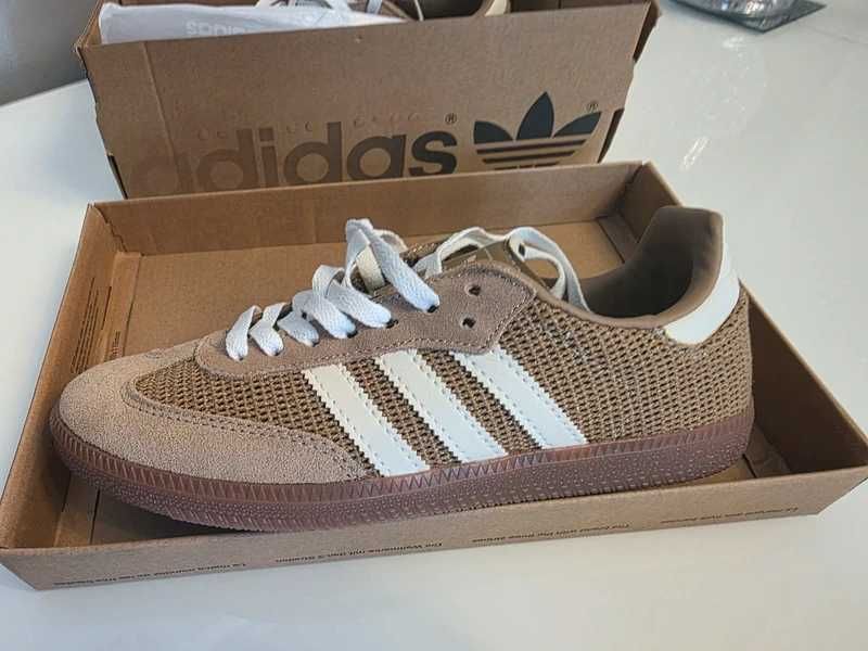 Buty damskie Trampk adidas Samba Beżowy Rozmiar.44