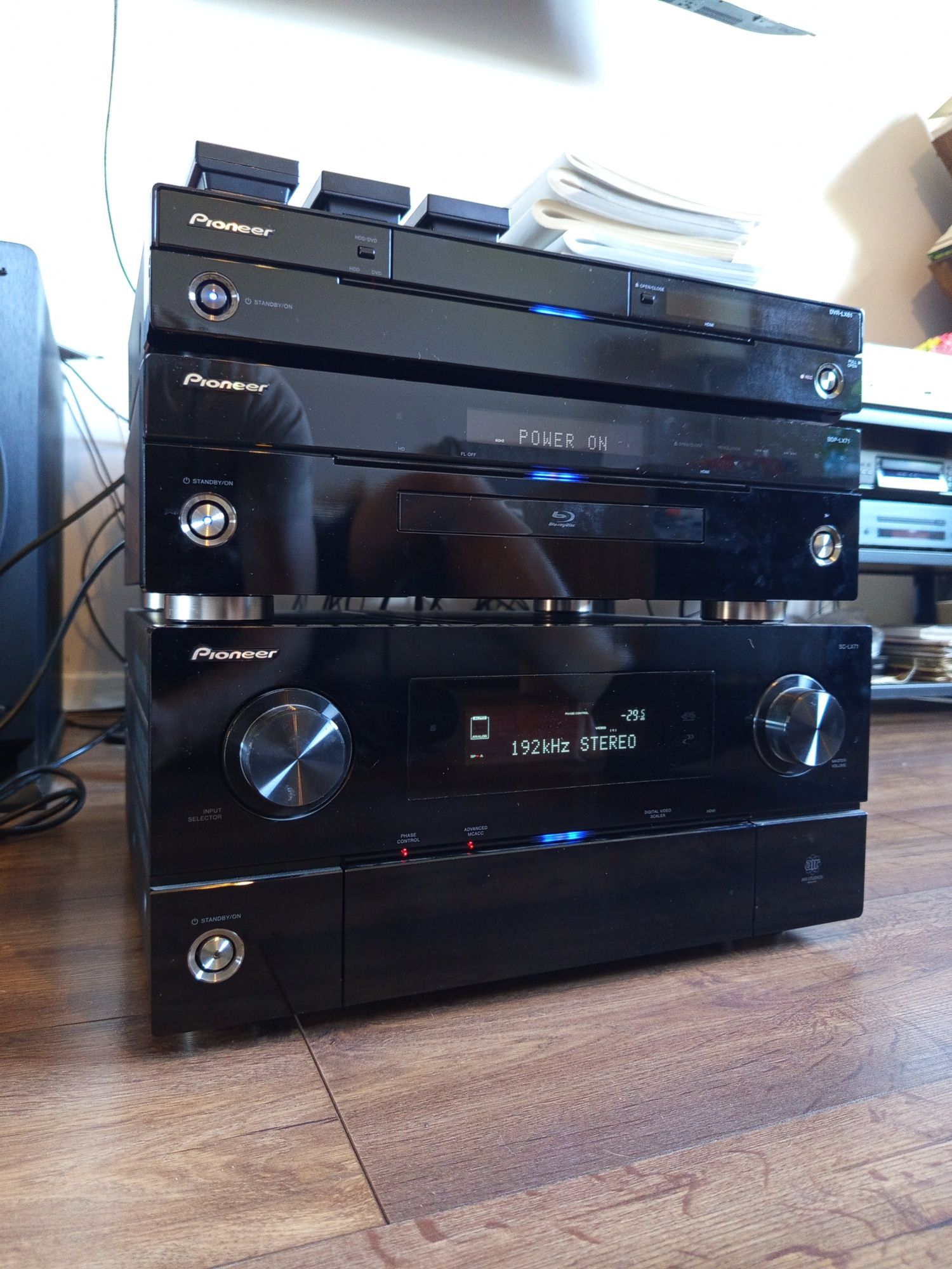 Mega zestaw Pioneer SC-LX71 blu-ray BDP-LX71 nagrywarka DVR-LX61 TOP