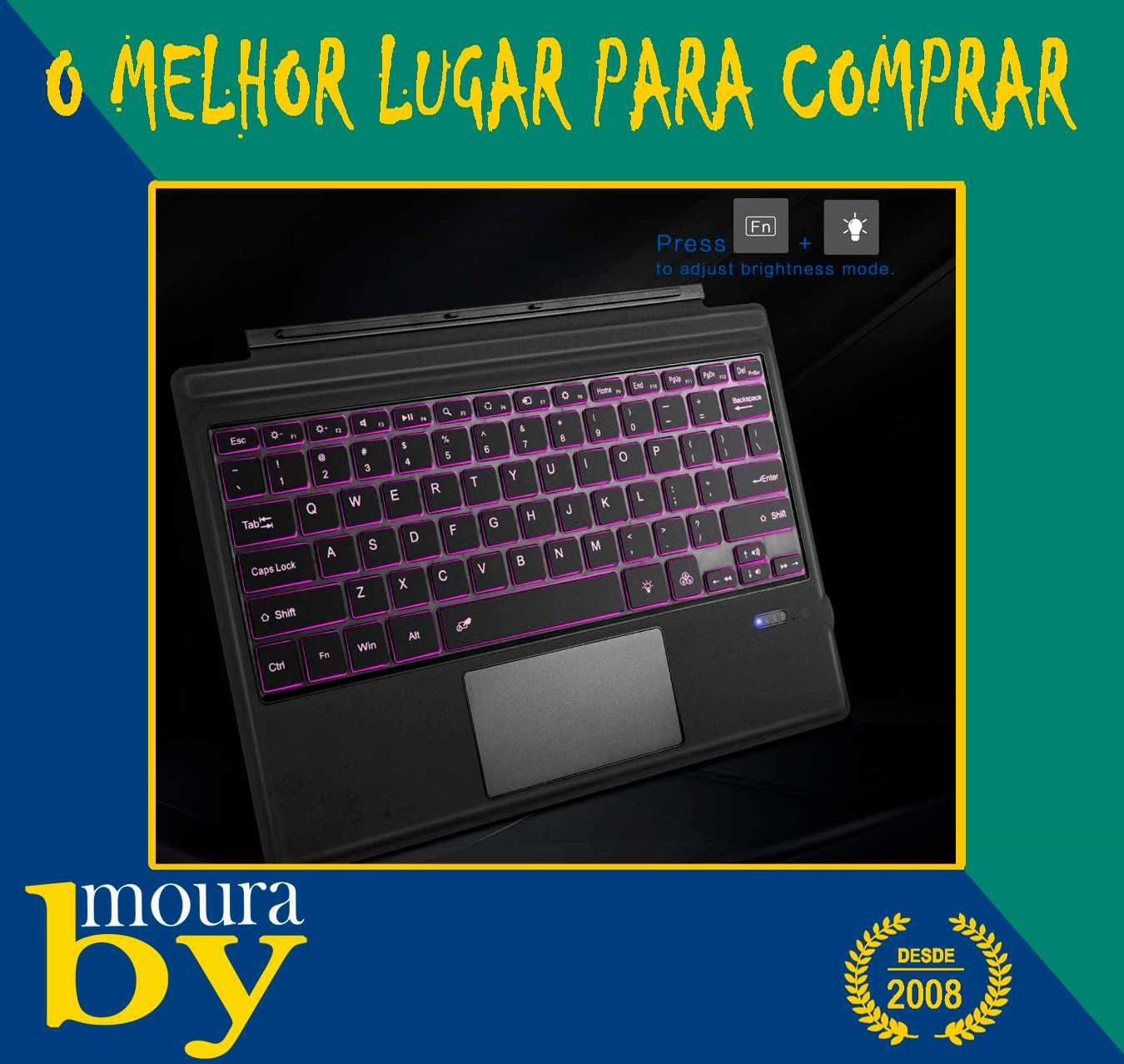 Teclado Touchpad Wireless Bluetooth para o Surface Pro 3