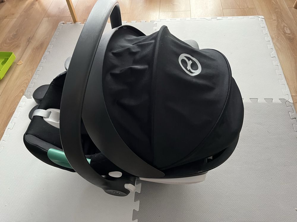 Fotelik nosidełko Cybex Aton b2 i-size, baza Cybex Base One, adaptery