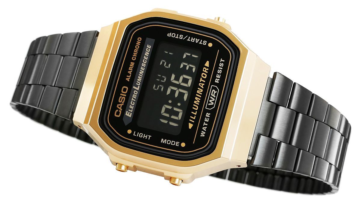 zegarek męski casio a168wegb-1bef + box