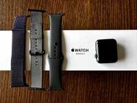 Apple Watch Series 3 42mm Space Gray GPS (dodatkowo 2 nowe paski)