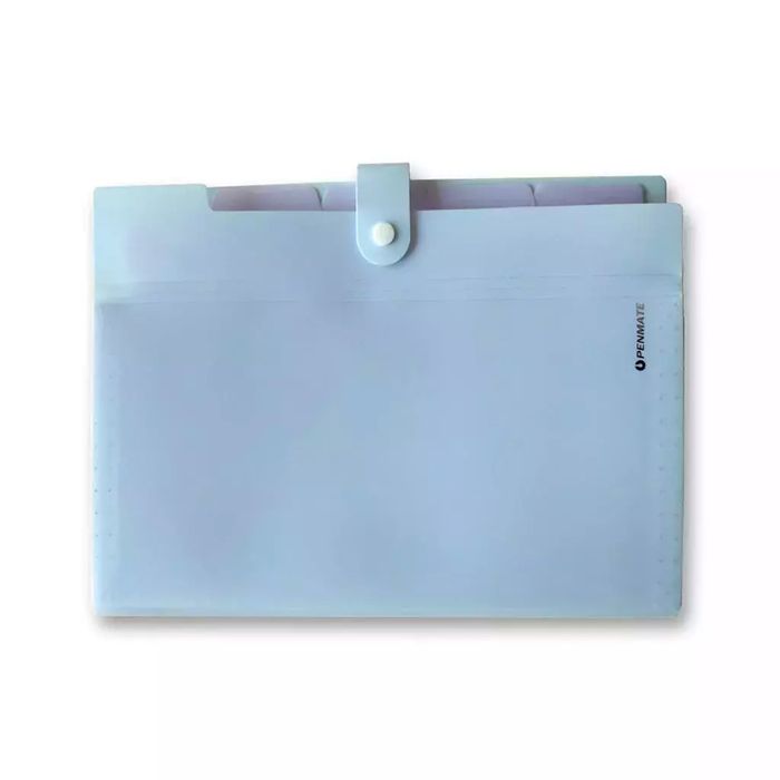 Teczka z przegródkami A4 PP-105 niebieska. Penmate