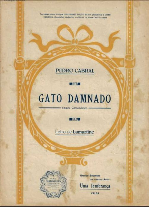 PIANO: 3 Partituras do Compositor Brasileiro Pedro Cabral