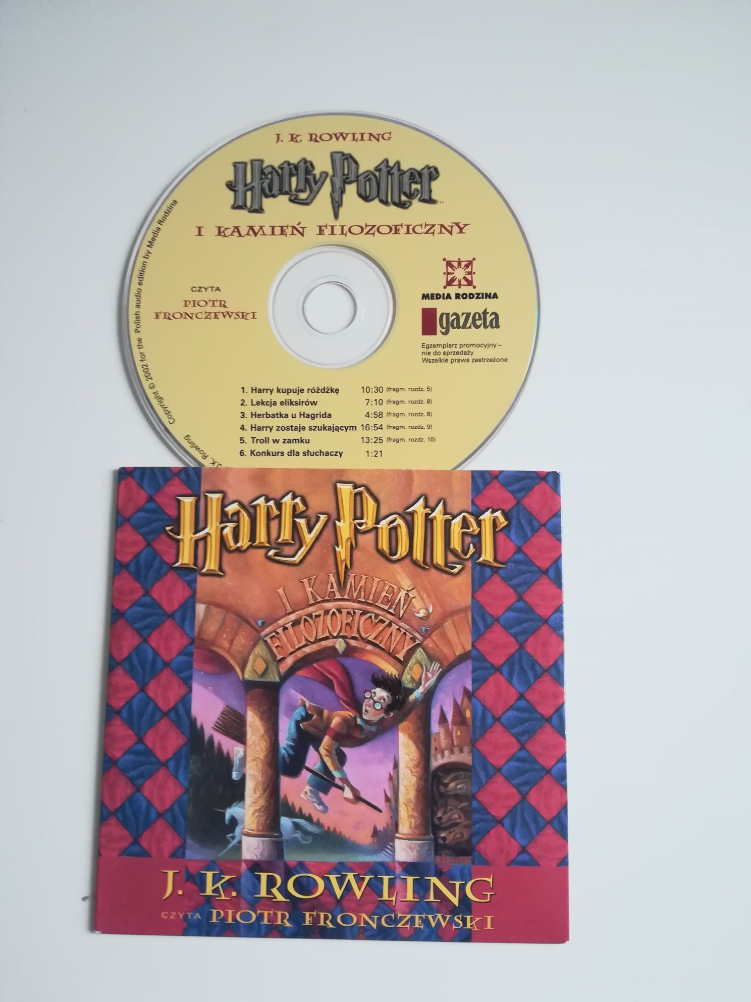 Płyty CD 2sztuki Harry Potter 2001/2002r