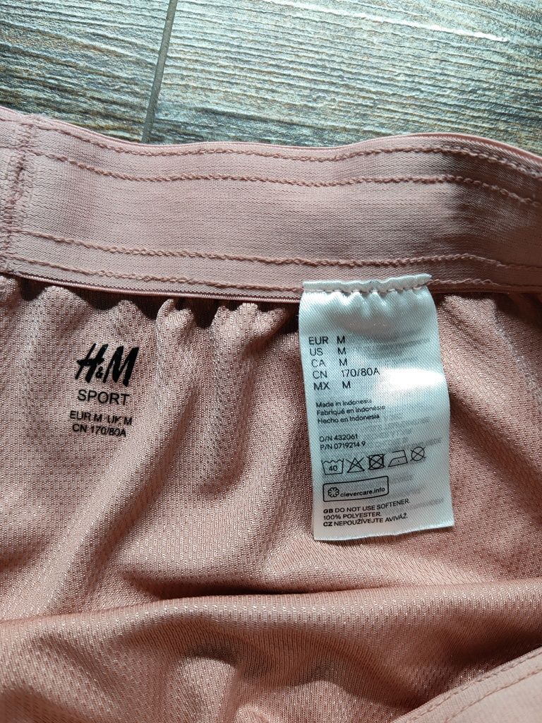 Spodenki sportowe M pudrowy róż H&M