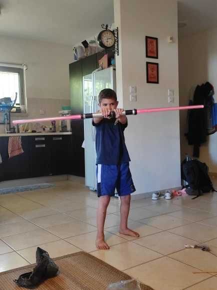 Световой меч ситха 132 см Двусторонний 12 изменяющихся цветов +звук