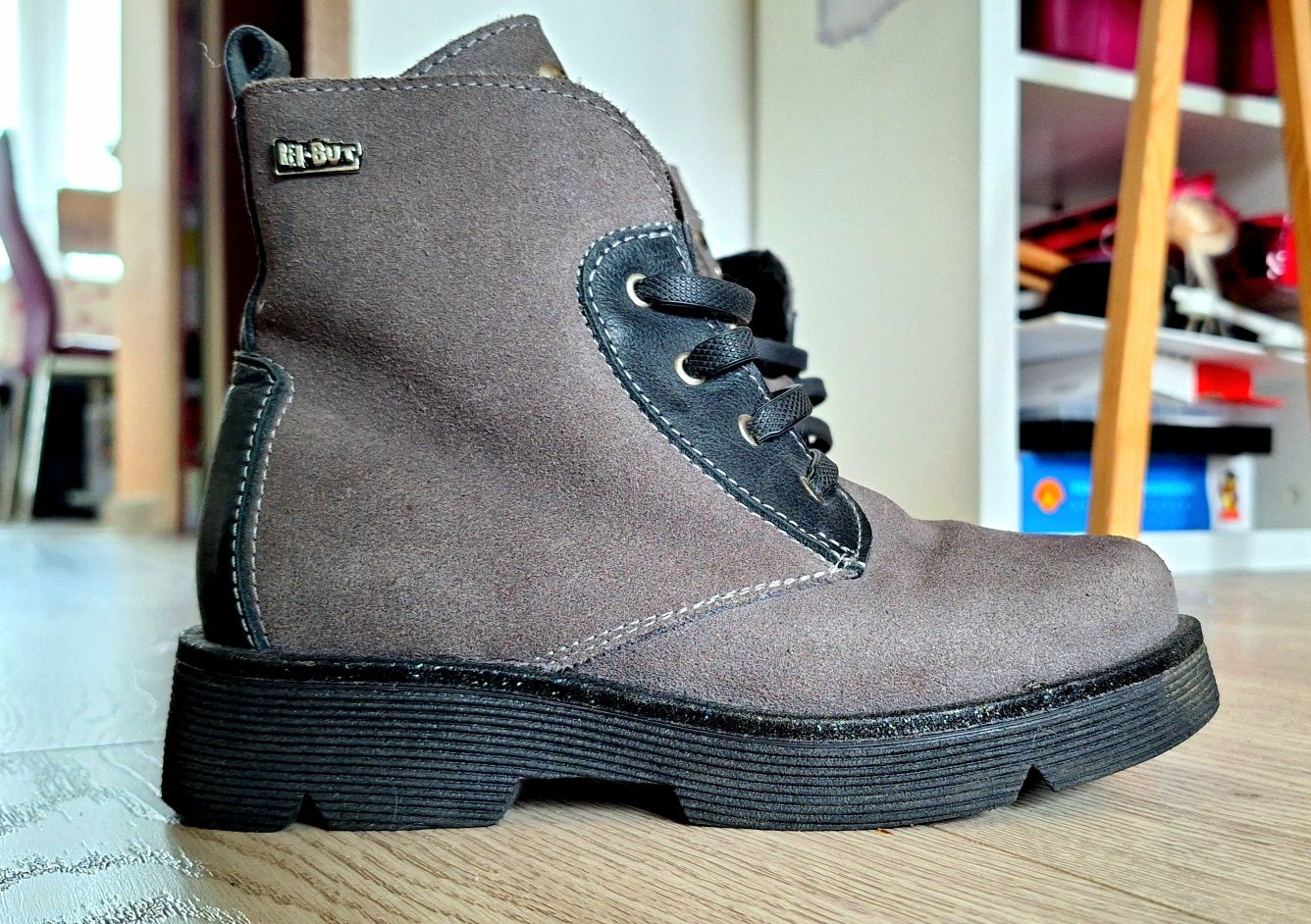 Workery botki renbut 31 szare
