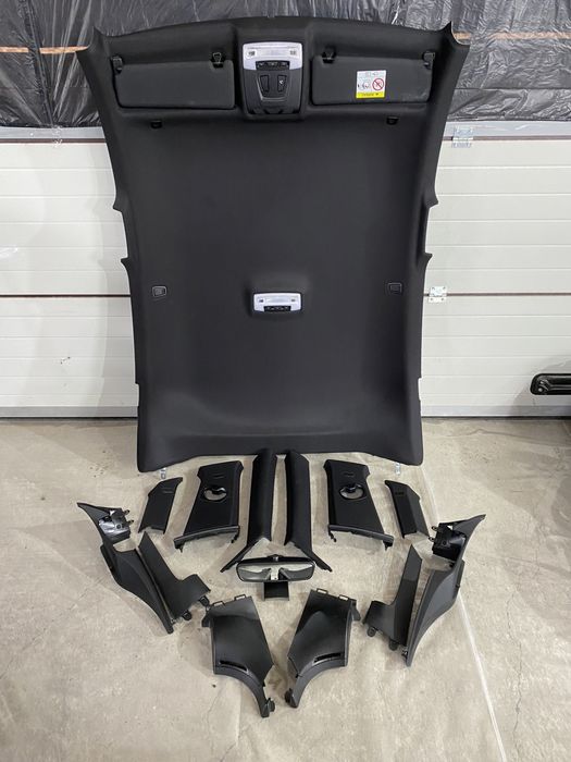 BMW F36 Чёрный потолок м-пакет комплект + задняя полка