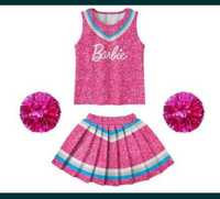 Barbie komplet spódnica koszulka pompony 
cheerleaderka Cosplay