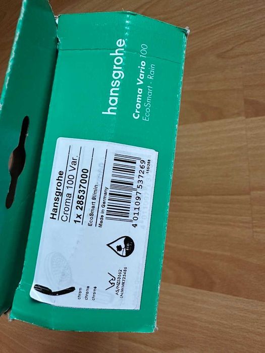 Hansgrohe лійка для душу 4 режими Croma 100 Vario