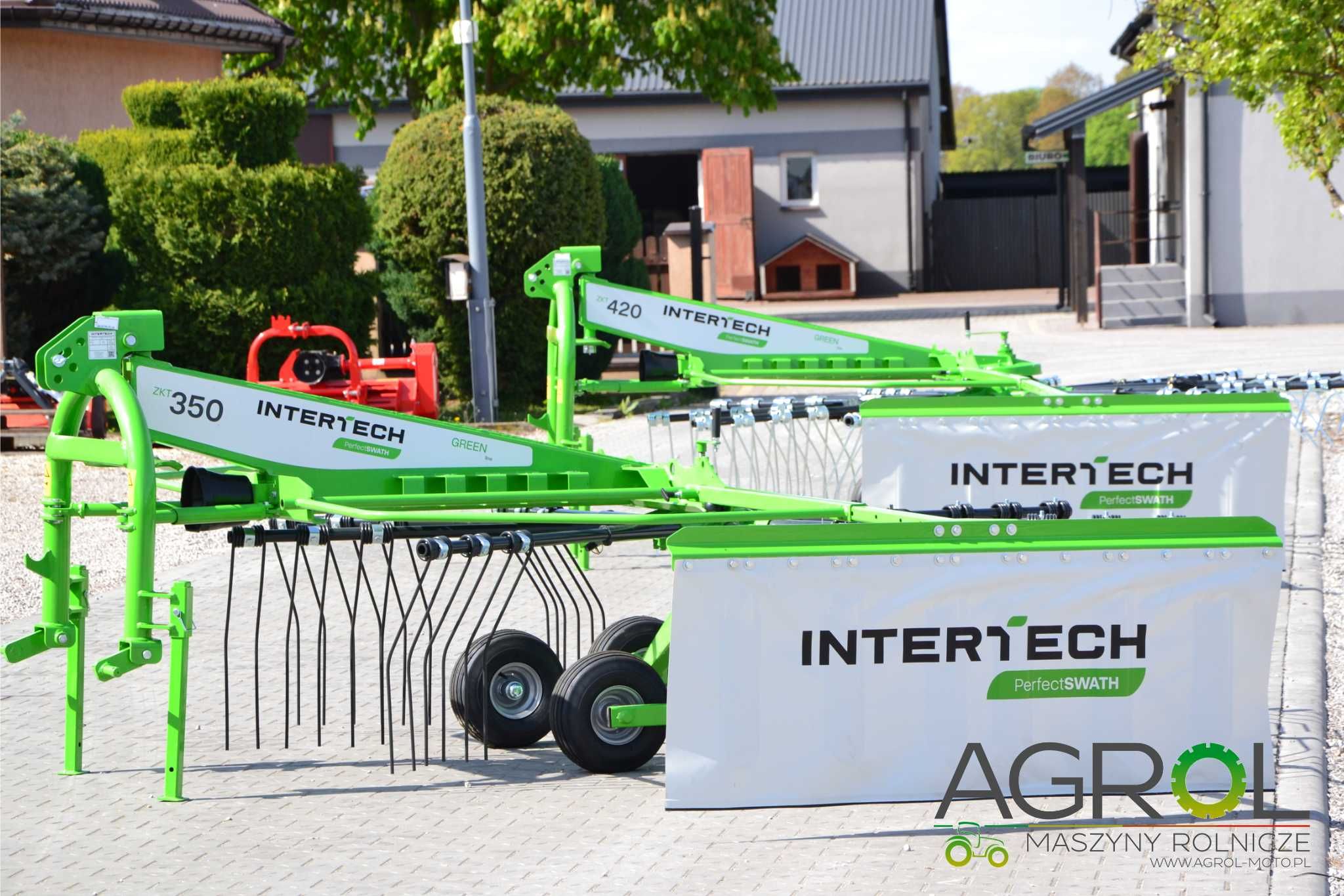 Zgrabiarka jedno karuzelowa INTER-TECH ZKT-3.5m tandem 4.2m KUNH