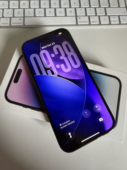 iPhone 14 Pro 128gb Deep Purple Idealny Oryginlana Bateria 97%