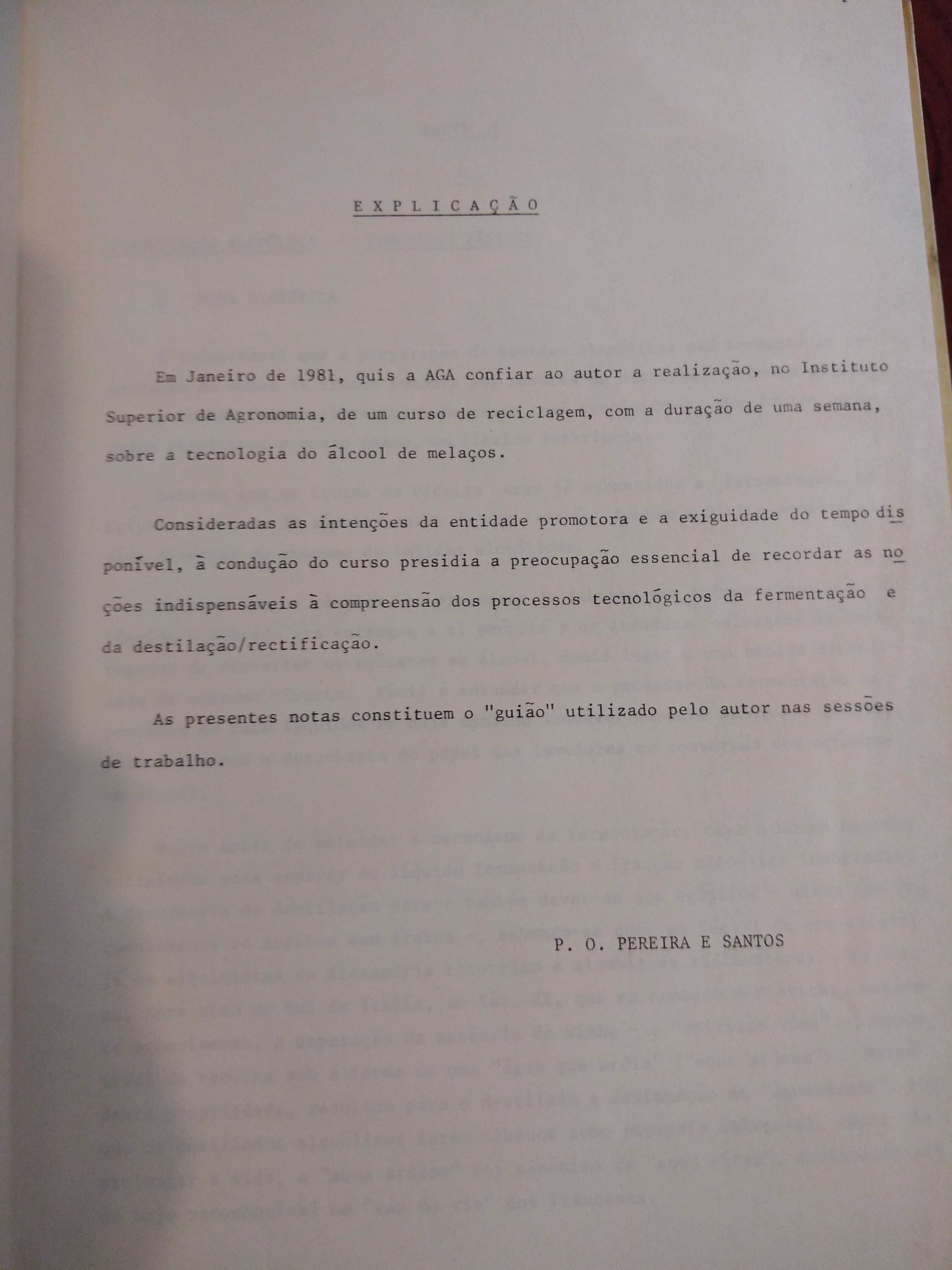 Paulo Orlando Pereira e Santos - Álcool de Melaços