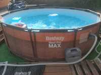 Basen Bestway Stell Pro Max 366x100 Rattan