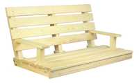 Siedzisko ławka do huśtawki -130 cm drewniane sosnowe huśtawki bujawki