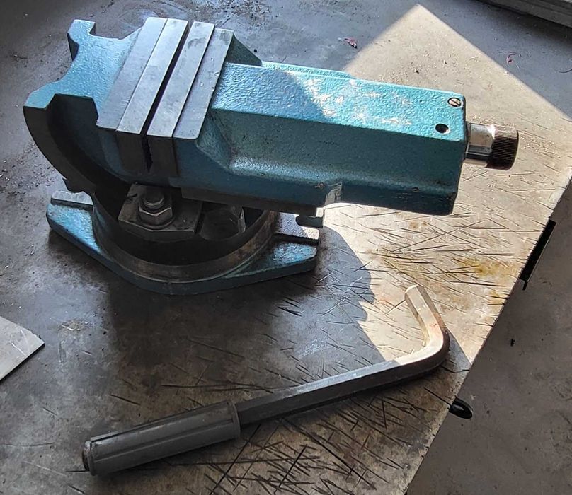 Imadło Maszynowe Obrotowe Kątowe Kołyskowe 125mm