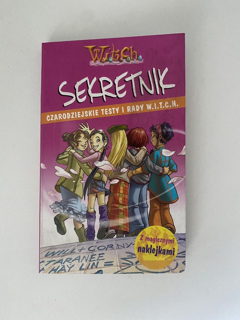 Sekretnik Witch Czarodziejki z naklejkami