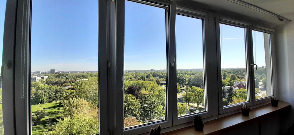 PIĘKNY WIDOK, PO REMONCIE, 2 pokoje, ok. Pl. Wilsona, metro M1