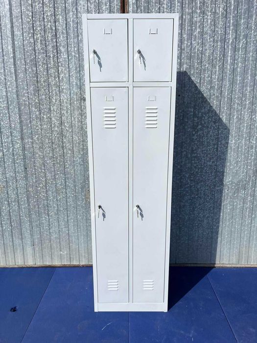 NOWA Szafa metalowa BHP ubraniowa socjalna wielodrzwiowa 220x60x49 B9