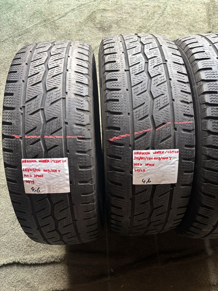 4x 215/65R16 C 109/107T HANKOOK WINTER I*cept LV opona zimowa M+S 3PMS