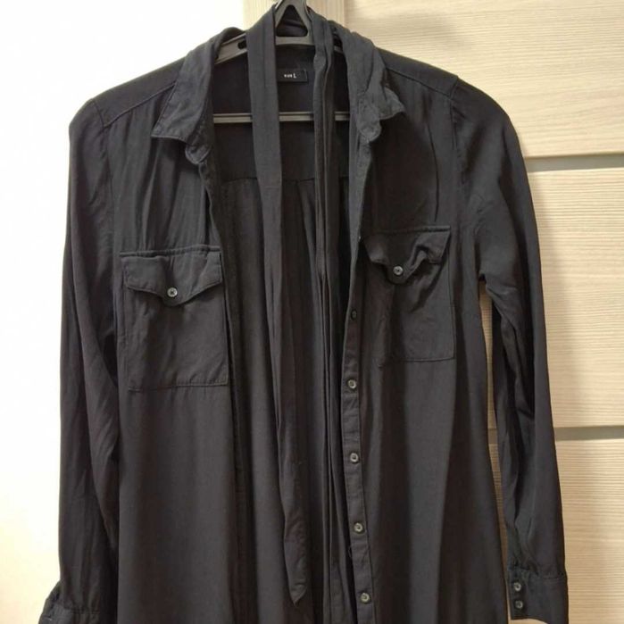 Сукня сорочка жіноча чорна Sinsay