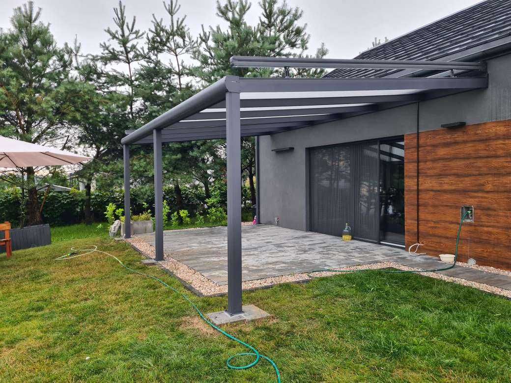 Pergola aluminiowa , zadaszenie tarasu aluminiowe, ogród zimowy