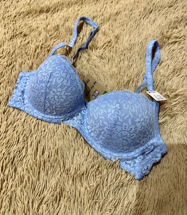Новий ніжно блакитний бюстгалтер лифчик Tezenis 75B